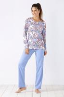 Hajo dames pyjama paisley bloem - thumbnail