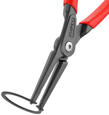 Knipex 49 11 A3 Precisie-borgveertang Geschikt voor borgringen Buitenringen 40-100 mm Puntvorm Recht
