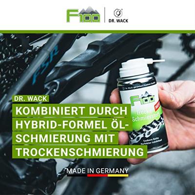 Dr. Wack f100 droog smeermiddel chain oil dr.wack trocken schmierstoff 100ml
