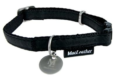 MACLEATHER HALSBAND ZWART - thumbnail