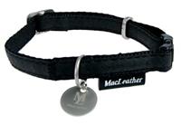 MACLEATHER HALSBAND ZWART 25 MMX45-70 CM - thumbnail