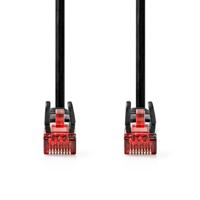 Nedis CAT6 Netwerkkabel | RJ45 Male | RJ45 Male | U/UTP | 30.0 m | Rond | PVC | Zwart | Label - CCGL85200BK300 - thumbnail