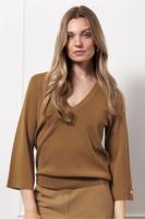 Studio Anneloes Linay 3/4 Sleeve Pullover 13125 Trui 1300 Caramel - thumbnail