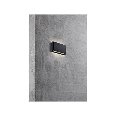 Wandlamp buiten up en downlighter gevelverlichting &apos;Kinver&apos; Nordlux buitenlamp zwart modern