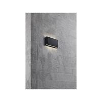 Wandlamp buiten up en downlighter gevelverlichting &apos;Kinver&apos; Nordlux buitenlamp zwart modern - thumbnail