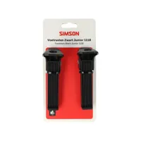 Voetsteunen 1118 Zwart Asbevestiging - thumbnail