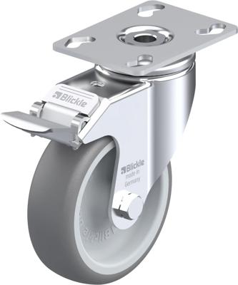 Blickle LKPA-TPA 101G-FI Zwenkwiel met rem Wieldiameter: 100 mm Draagvermogen (max.): 110 kg 1 stuk(s) Blickle LKPA-TPA 101G-FI Zwenkwiel met rem Wieldiameter: 100 mm Draagvermogen (max.): 110 kg 1 stuk(s)
