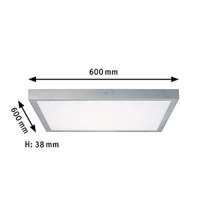 Paulmann Lunar 70652 LED-paneel 27.5 W Warmwit Chroom (mat) Paulmann Lunar 70652 LED-paneel 27.5 W Warmwit Chroom (mat)