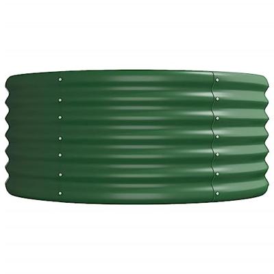 Plantenbak 620x80x36 cm gegalvaniseerd staal groen