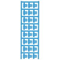 Weidmüller 1062090000 SFC 2.5/21 MC NE BL Kabelmarkeringdrager Montagemethode: Vastklemmen Markeringsvlak: 5.80 x 21 mm Blauw Aantal markeringen: 120 120 - thumbnail
