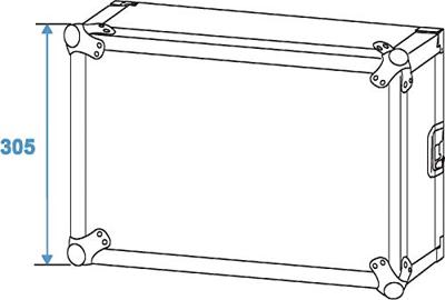 ROADINGER Amplifier Rack PR-2, 6U, 47cm deep