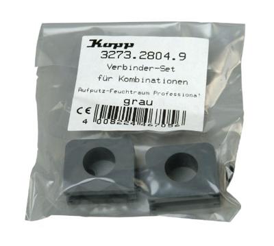 Kopp 327302049 BlueElectric Accessoire Verbindingsstut spatwaterdicht Arctisch-wit 2-voudig 1 stuk(s)