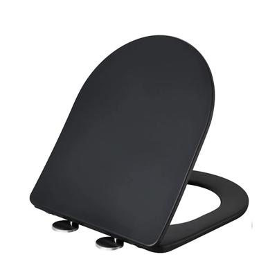 Toiletzitting Wiesbaden Nibiru Softclose Mat Zwart