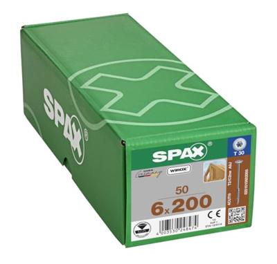SPAX 251010602005 Houtschroef 6 mm 200 mm T-STAR plus Staal WIROX 50 stuk(s)