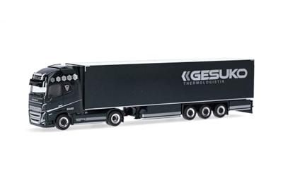 Herpa 318280 H0 Vrachtwagen Volvo FH 16 GL XL 2020 koelkoffer-zadeltrein „GESUKO”