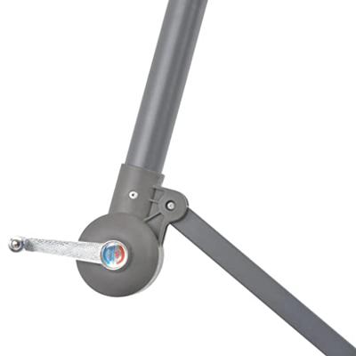 VidaXL Zweefparasol met aluminium paal 300 cm terracottakleurig