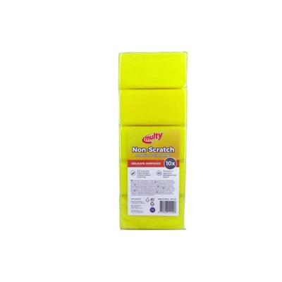Multy schuursponsen anti-kras 10st geel Multy schuursponsen anti-kras 10st geel