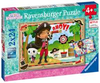Ravensburger puzzel Gabby's Poppenhuis - 2 x 24 stukjes - thumbnail