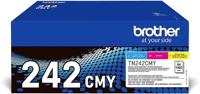 Brother Toner TN-242CMY Origineel Combipack Cyaan, Magenta, Geel 1400 bladzijden TN242CMY - thumbnail