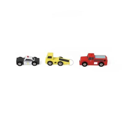 Classic World houten hulpdienst auto's set, 3st.