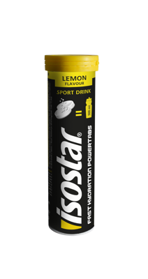Isostar Powertabs hydrate & perform lemon 120 Gram Isostar Powertabs hydrate & perform lemon 120 Gram