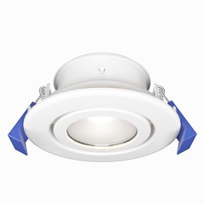 Lima - LED Inbouwspot - Kantelbaar armatuur - Diameter 85mm - GU10 Fitting incl. lamphouder - IP65 voor binnen,buiten en badkamer - Rond - Wit