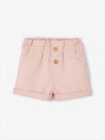 Short met elastische taille voor baby's lichtroze - thumbnail