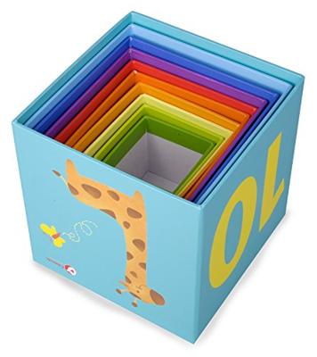 Classic World stapelblokken cijfers en dieren, 10dlg.