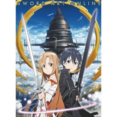 Poster Sword Art Online - Asuna and Kirito Aincrad 38x52cm Poster Sword Art Online - Asuna and Kirito Aincrad 38x52cm