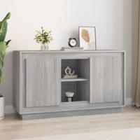 Dressoir 102x35x60 cm bewerkt hout grijs sonoma eikenkleurig - thumbnail