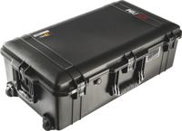 PELI 1615 Air Reiskoffer voor camera-uitrusting, water- en stofdicht, 71 liter volume, zonder schuimrubberen inzetstuk, kleur: zwart - thumbnail