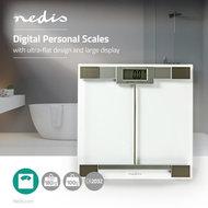 Nedis PESC110DCT Personenweegschaal Gehard Glas - thumbnail