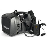 Vonyx ST012 draadloos PA systeem met headset- en dasspeldmicrofoon - thumbnail
