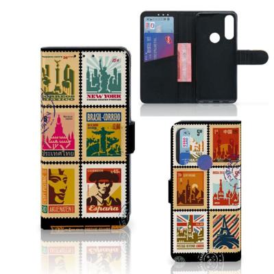 Alcatel 1S 2020 | Flip Cover | Postzegels | Portemonnee hoesje Alcatel 1S 2020 | Flip Cover | Postzegels | Portemonnee hoesje