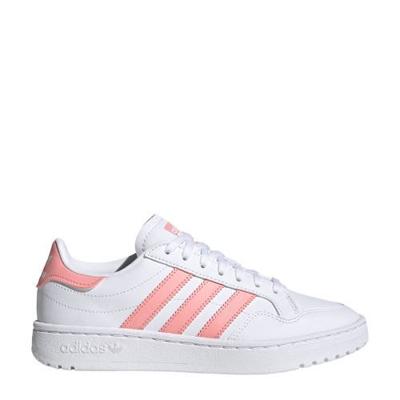 adidas Originals Team Court sneakers wit/roze