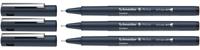 3 Fineliners Schneider Pictus zwart - thumbnail