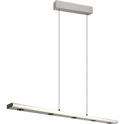 LED Hanglamp 41.5W - Dimbaar met Aanpasbare Kleur en Geheugen - Mat Nikkel