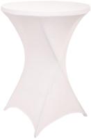 Tafelrok brasq voor statafel 80cm wit - thumbnail