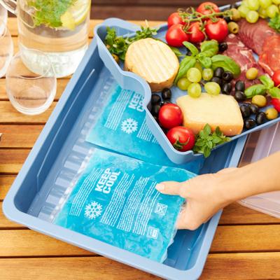 Rotho fresh partybutler serveertray cool & horizon blauw - thumbnail