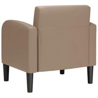 Fauteuil met armleuningen Cappuccino 54 cm kunstleer - thumbnail