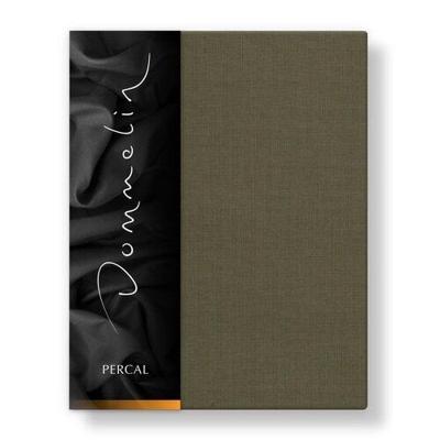 Dommelin Dommelin Laken Uni Percal 200TC 589 Olijf 240x270 cm