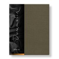 Dommelin Dommelin Laken Uni Percal 200TC 589 Olijf 240x270 cm - thumbnail
