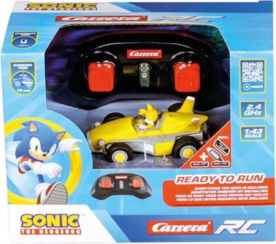 Sonic the Hedgehog RC remote-controlled Car 1/43 2.4GHz Mini Tails - thumbnail