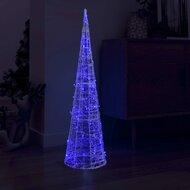 VidaXL Lichtkegel decoratief led blauw 120 cm acryl