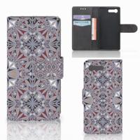 Sony Xperia X Compact | Bookcase | Flower Tiles - thumbnail