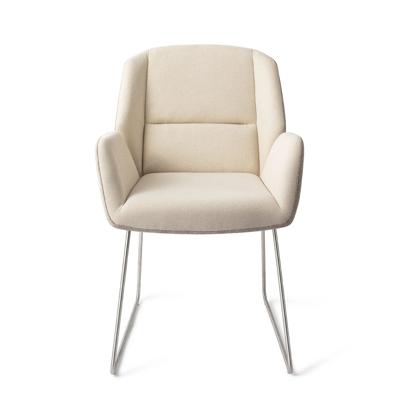 Jesper Home Eetkamerstoel 'Myoko' Slide Steel, kleur Sandy Hill