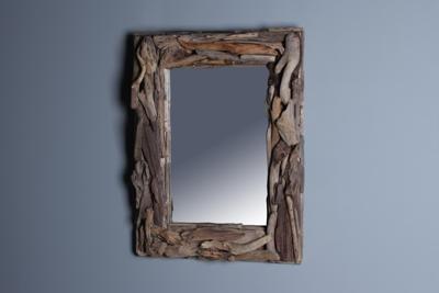 Treibgut Treibholz-Spiegel 80x60 cm. Treibgut Treibholz-Spiegel 80x60 cm.