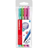 STABILO pointMax schrijfstift, 0,8 mm, etui van 4 stuks in geassorteerd fun kleuren - thumbnail