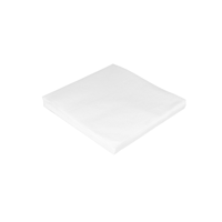 Servet 1 laags 1/4 vouw 33x33cm papier wit - thumbnail