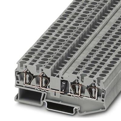 Phoenix Contact 3037782 Componentenserieklem 6.2 mm Spanveer Grijs 50 stuk(s)